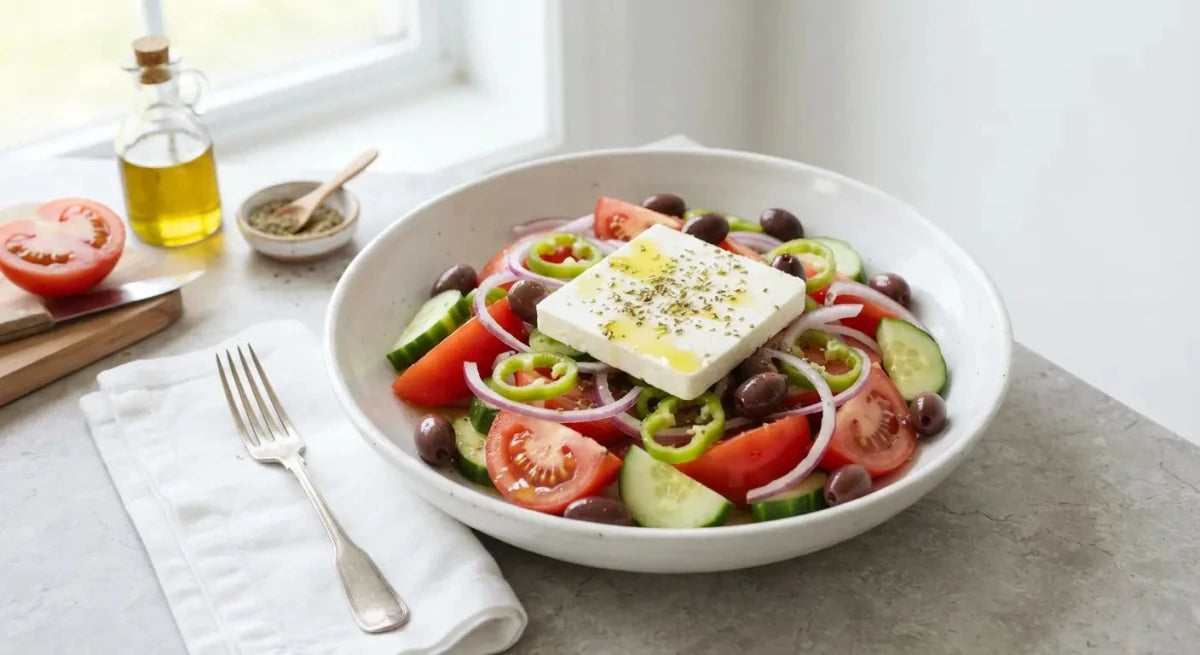 Authentic Greek Salad (Horiatiki) – Original Recipe - PelopsGreekGoods