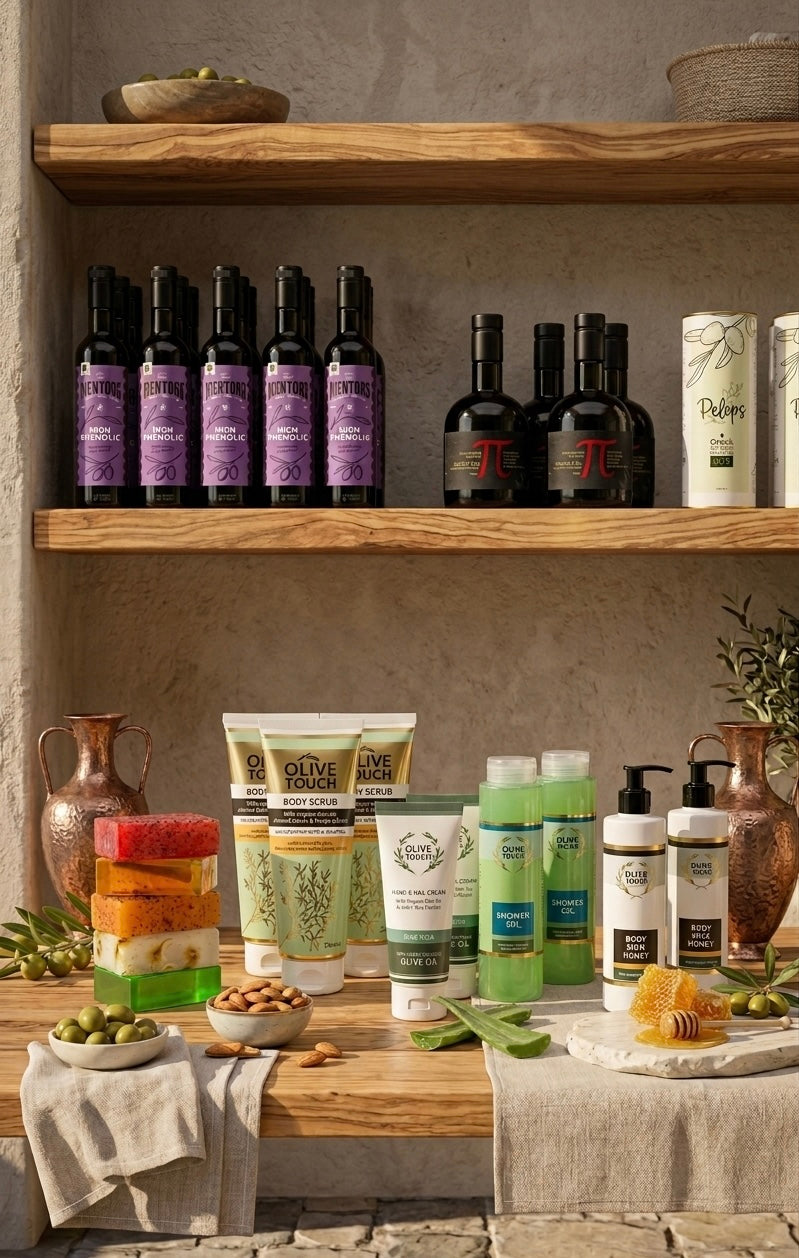 Pelops shop all products picture cosmetics and olive oil
