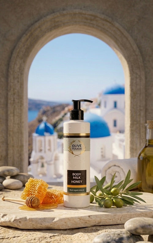 Body Milk with organic Olive Oil and honey extract 250ml