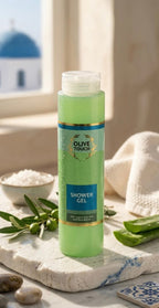 Refreshing Shower Gel with Organic Olive Oil & Aloe Vera 300ml - PelopsGreekGoods