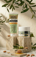 The Honey Ritual Bundle - Organic Olive Oil and Honey Body Peeling and Body Butter - PelopsGreekGoods